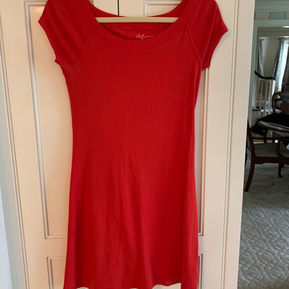 aj Andrea Jovine red T-shirt Dress